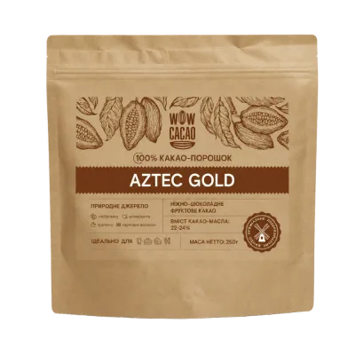 100% Какао Wow Cacao Aztec Gold 250г