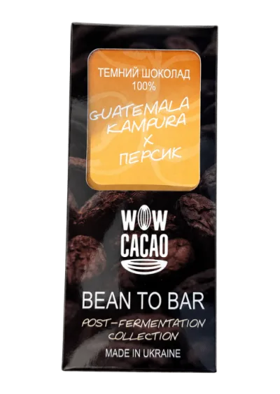 Темний Шоколад 100% Гватемала х Персик, 1oz