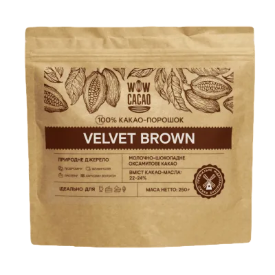 100% Какао Wow Cacao Velvet Brown 250г