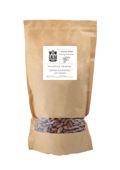 Какао-Боби Обсмажені True Bean Домініканська республіка Вілла Ріва х виноград 1кг