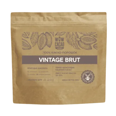 100% Какао Wow Cacao Vintage Brut 250г